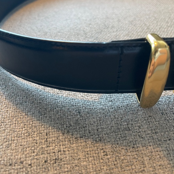 Aritzia Legendary Solid Brass Leather Wide Belt - Picture 4 of 4